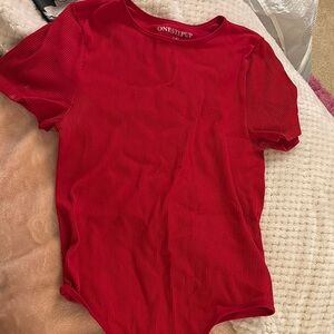 ONESTEP Vibrant Red Bodysuit